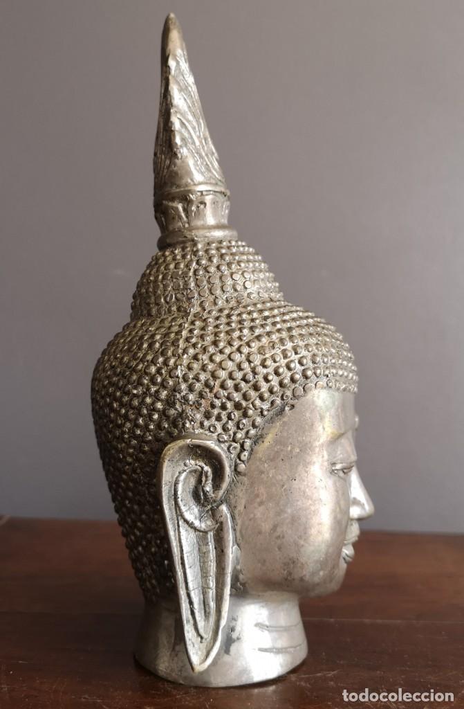 Antig&uuml;edades: Cabeza de Buda con pin&aacute;culo - Foto 7