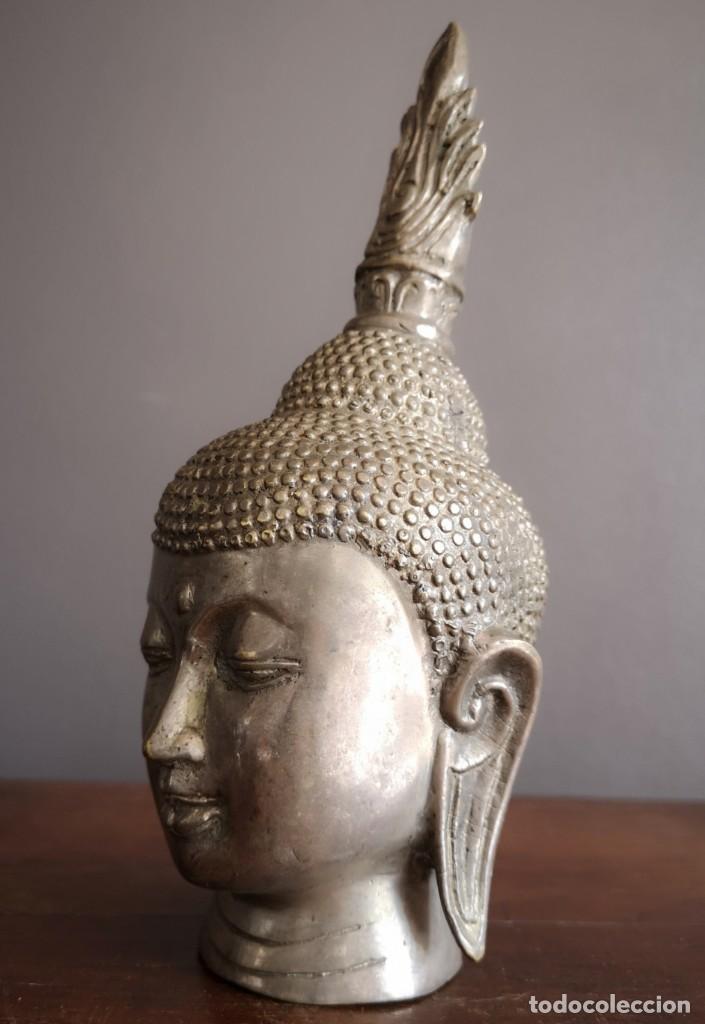 Antig&uuml;edades: Cabeza de Buda con pin&aacute;culo - Foto 9