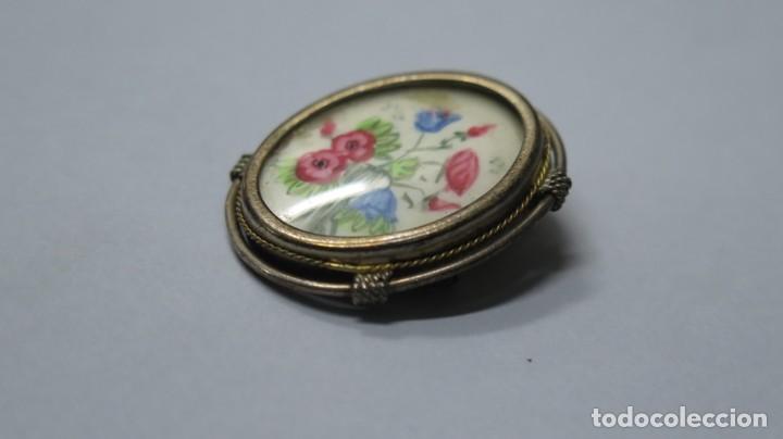 Antig&uuml;edades: ANTIGUO BROCHE DE PLATA. 800MM - Foto 2