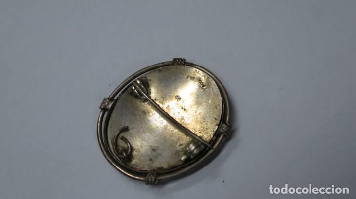 Antig&uuml;edades: ANTIGUO BROCHE DE PLATA. 800MM - Foto 3