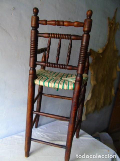 Antig&uuml;edades: silla sillon alto antiguo - Foto 2