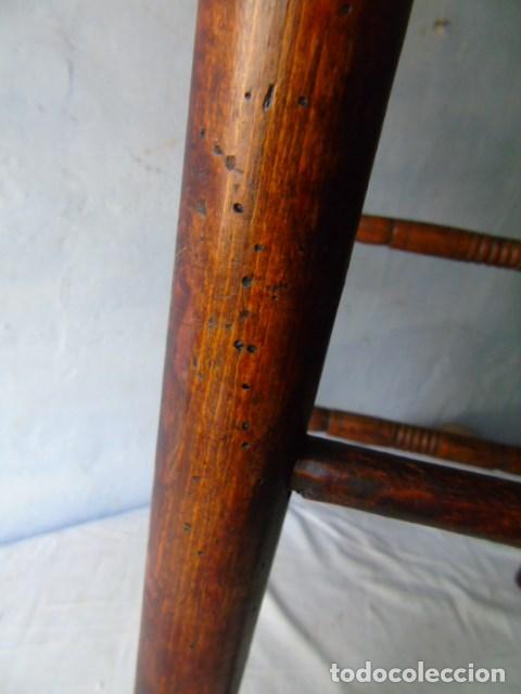 Antig&uuml;edades: silla sillon alto antiguo - Foto 9