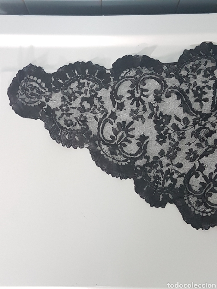 Antig&uuml;edades: MANTILLA ANTIGUA BLONDA - Foto 3