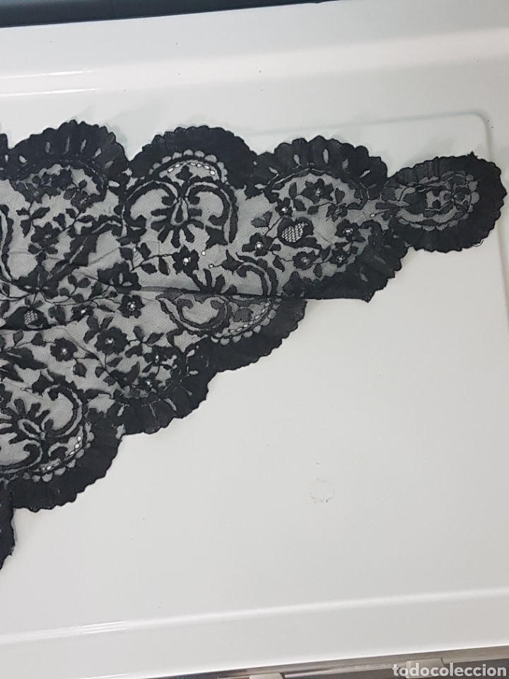 Antig&uuml;edades: MANTILLA ANTIGUA BLONDA - Foto 4