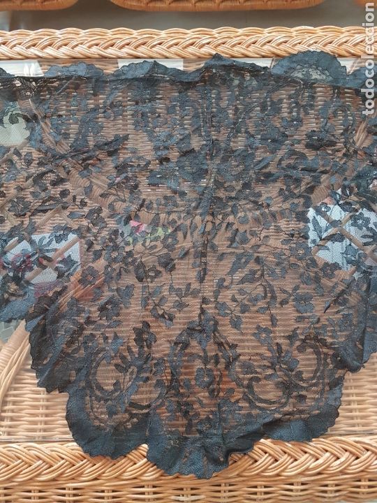 Antig&uuml;edades: MANTILLA ANTIGUA BLONDA - Foto 7