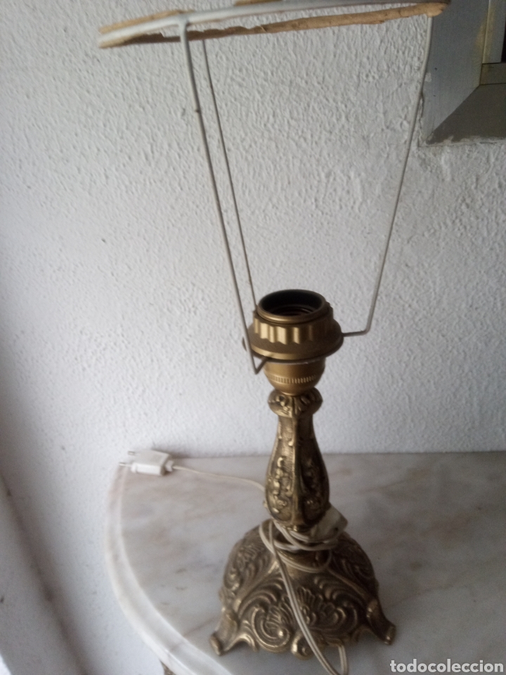 Antig&uuml;edades: Pareja de lamparas antiguas en bronce - Foto 2