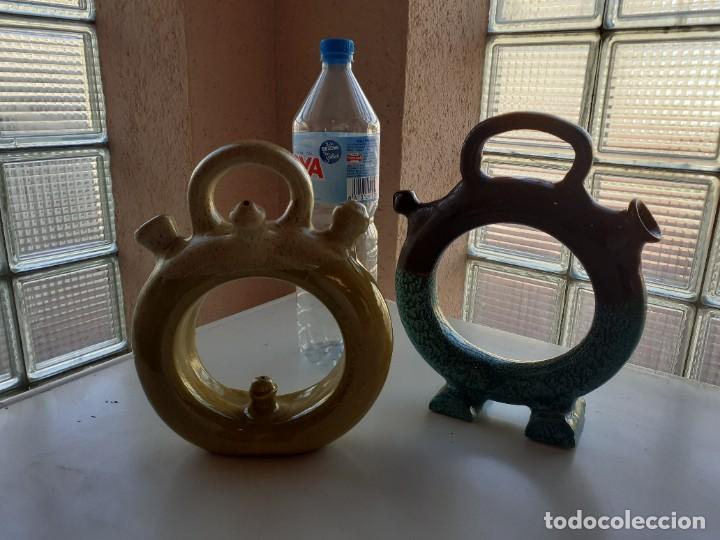 Antig&uuml;edades: Pareja cantaros botijo rosco - Foto 2