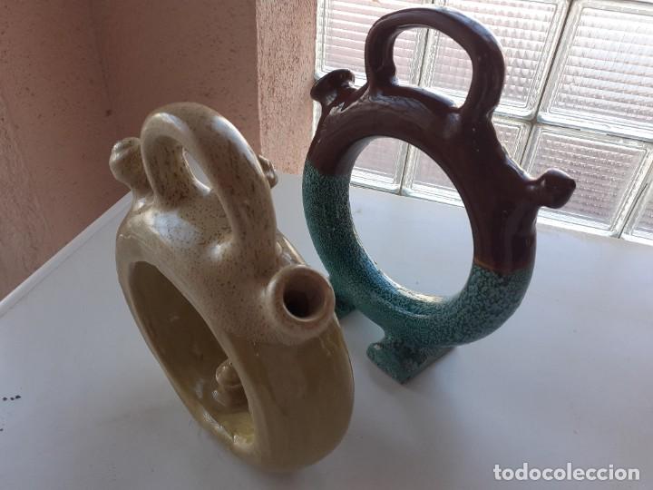 Antig&uuml;edades: Pareja cantaros botijo rosco - Foto 4