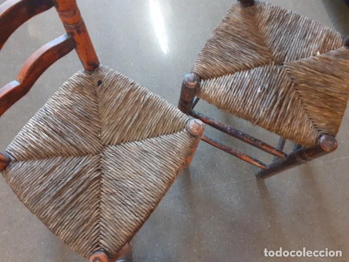 Antig&uuml;edades: Silla de enea de colecci&oacute;n - Foto 2