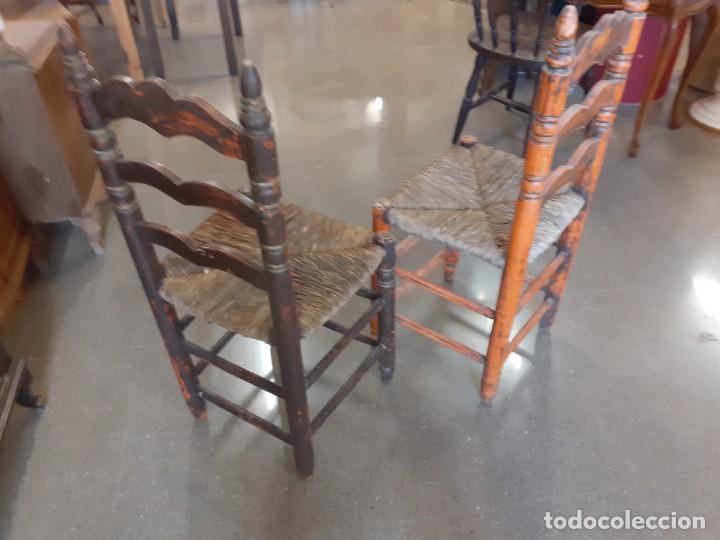 Antig&uuml;edades: Silla de enea de colecci&oacute;n - Foto 3
