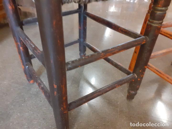 Antig&uuml;edades: Silla de enea de colecci&oacute;n - Foto 4