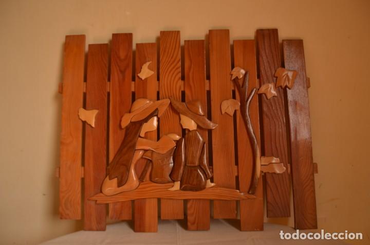 Antig&uuml;edades: Cuadros artesanos de madera - Foto 3