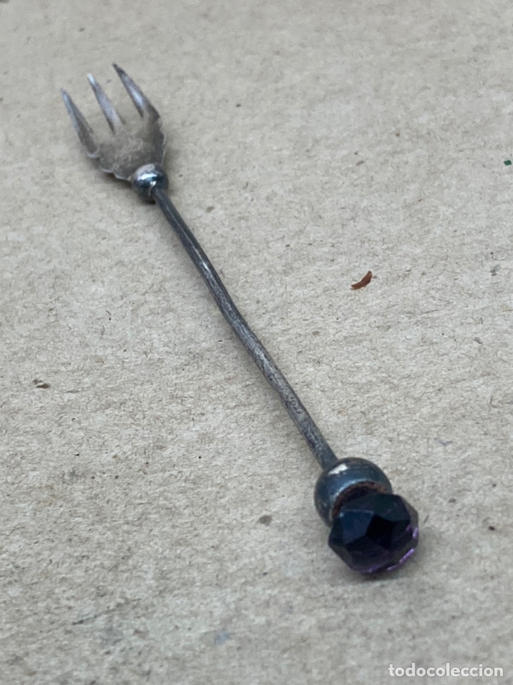 Antig&uuml;edades: Tenedor de plata - Foto 1