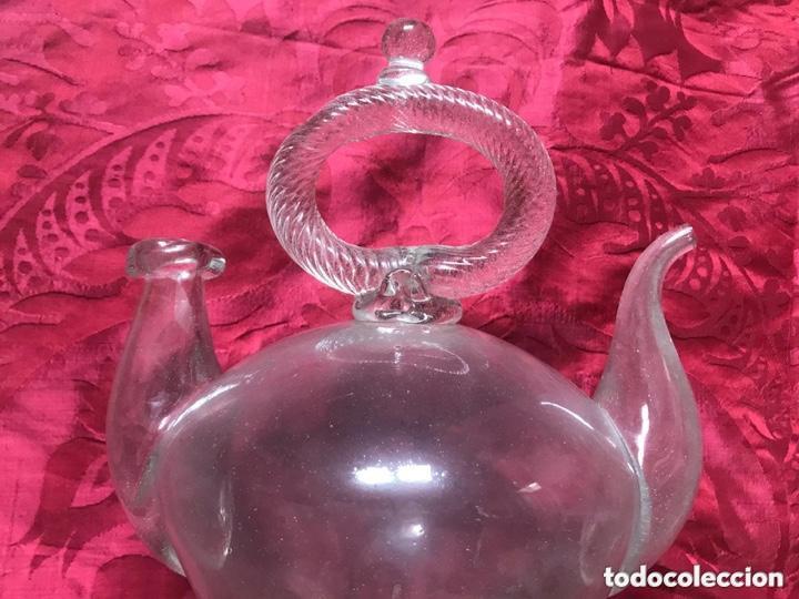 Antig&uuml;edades: Botijo cristal catal&aacute;n - Pp. S. XIX - Foto 2