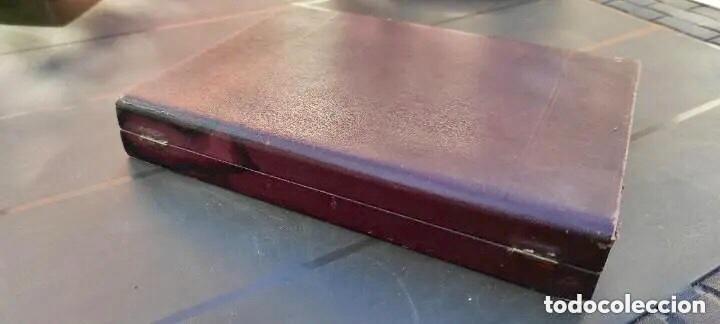 Antig&uuml;edades: ESTUCHE CON JUEGO DE CUCHILLOS CON MANGO DE PLATA REPUJADA - Foto 7