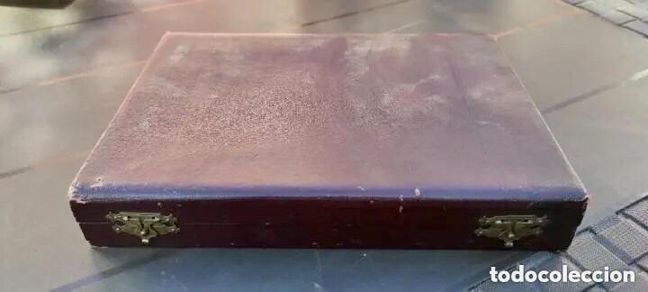 Antig&uuml;edades: ESTUCHE CON JUEGO DE CUCHILLOS CON MANGO DE PLATA REPUJADA - Foto 8
