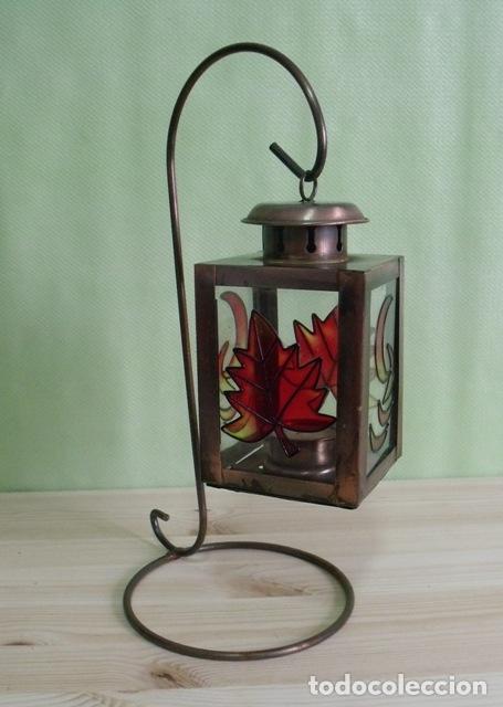 Antig&uuml;edades: Farol de Mesa Portavelas - Foto 3
