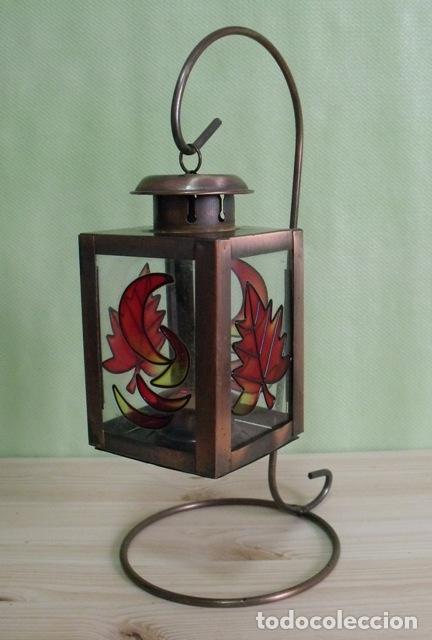 Antig&uuml;edades: Farol de Mesa Portavelas - Foto 7