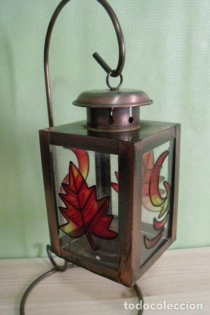 Antig&uuml;edades: Farol de Mesa Portavelas - Foto 8