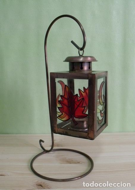 Antig&uuml;edades: Farol de Mesa Portavelas - Foto 1