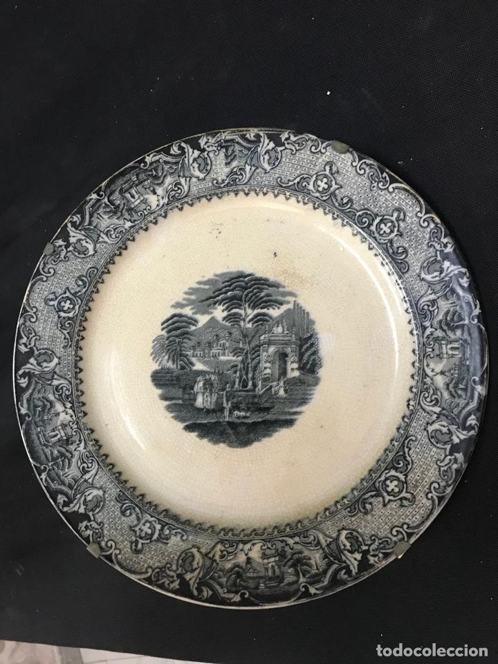 Antig&uuml;edades: Plato grande - S.XIX - Espa&ntilde;a - Foto 1