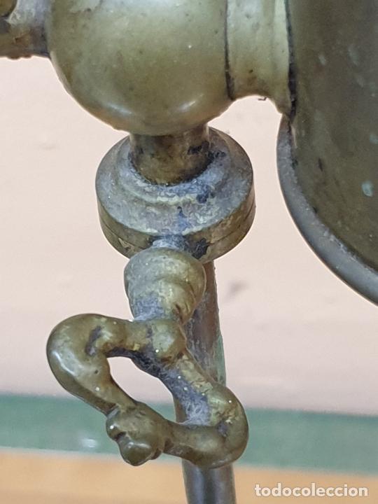 Antig&uuml;edades: LAMPARA ANTIGUA ELECTRIFICADA. - Foto 7