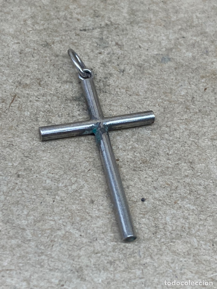 Antig&uuml;edades: Cruz de plata peque&ntilde;a /C320 - Foto 2