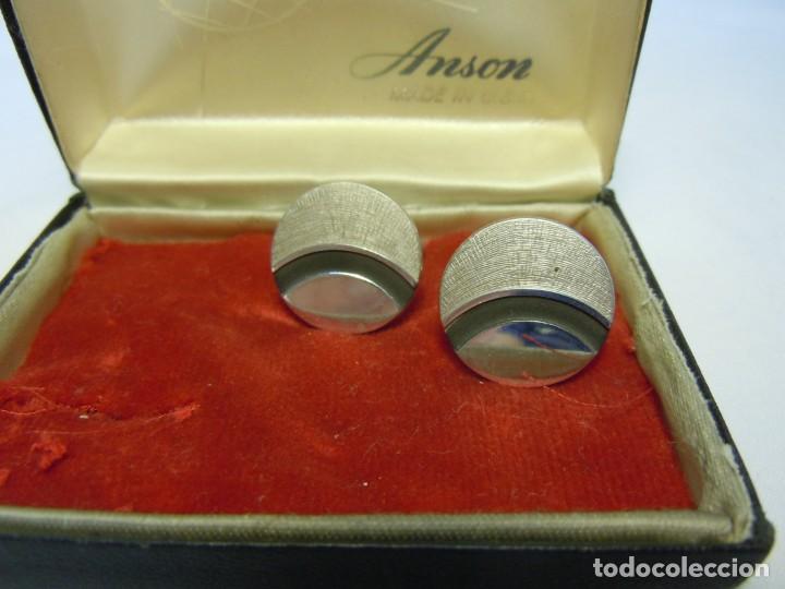 Antig&uuml;edades: GEMELOS Y ALFILER DE CORBATA - Foto 3