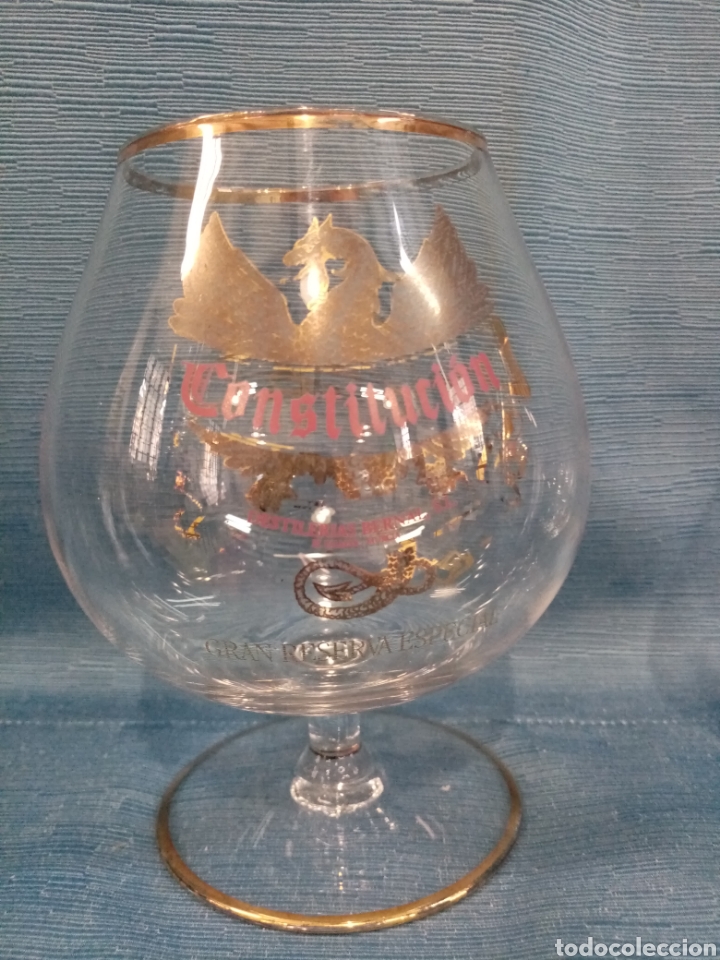 Antig&uuml;edades: 2 copas de bal&oacute;n para Brandy Constituci&oacute;n - Foto 3