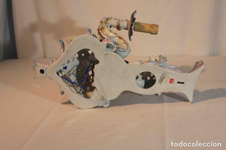 Antig&uuml;edades: LAMPARA PARED PORCELANA - Foto 9