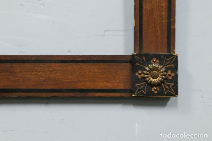 Antig&uuml;edades: ANTIGUO MARCO DE MADERA. SIGLO XIX - Foto 5