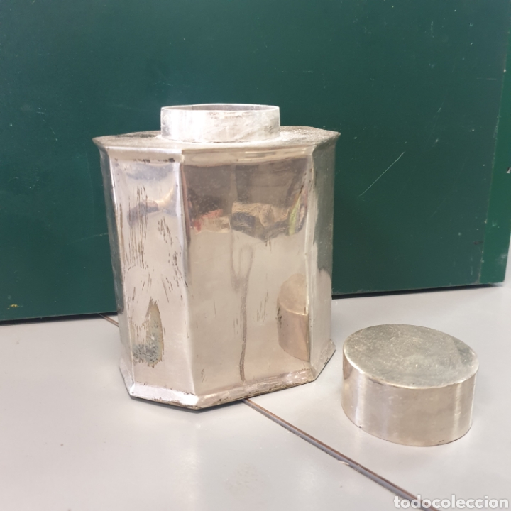 Antig&uuml;edades: Botella plateada - Foto 2