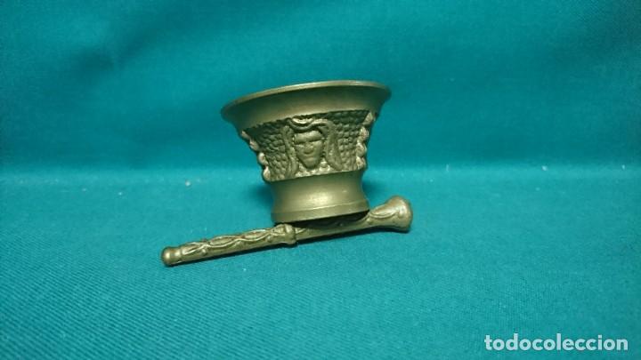 Antig&uuml;edades: MORTERO, ALMIREZ DE BRONCE, 3,5 CM DE ALTURA - Foto 2