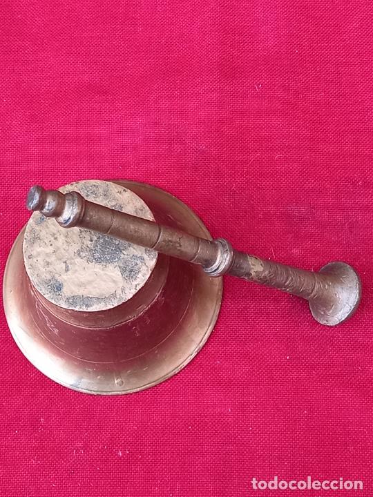 Antig&uuml;edades: ALMIREZ ANTIGUO EN BRONCE CON SU MANO. - Foto 4