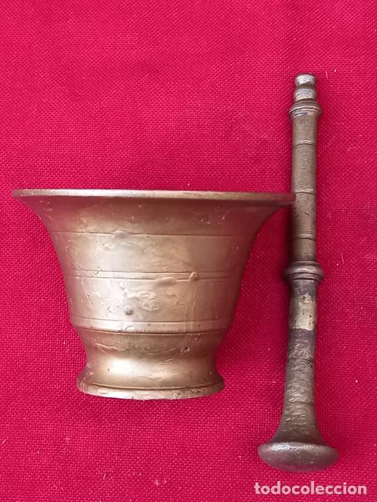 Antig&uuml;edades: ALMIREZ ANTIGUO EN BRONCE CON SU MANO. - Foto 5