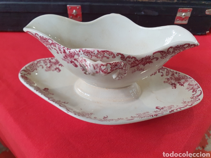 Antig&uuml;edades: Salsera Porcelana - Foto 1