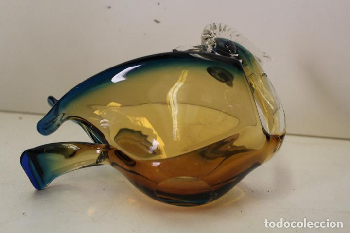 Antig&uuml;edades: garza en cristal de murano - Foto 5