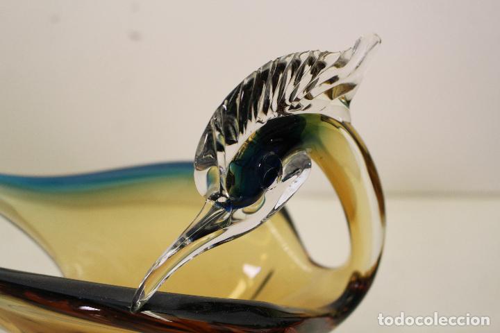 Antig&uuml;edades: garza en cristal de murano - Foto 6