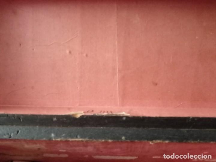 Antig&uuml;edades: Caja de nogal antigua. - Foto 3
