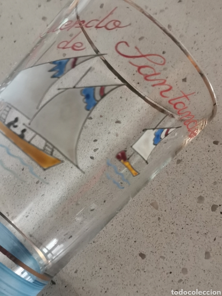 Antig&uuml;edades: Vaso recuerdo de Santander - Foto 2