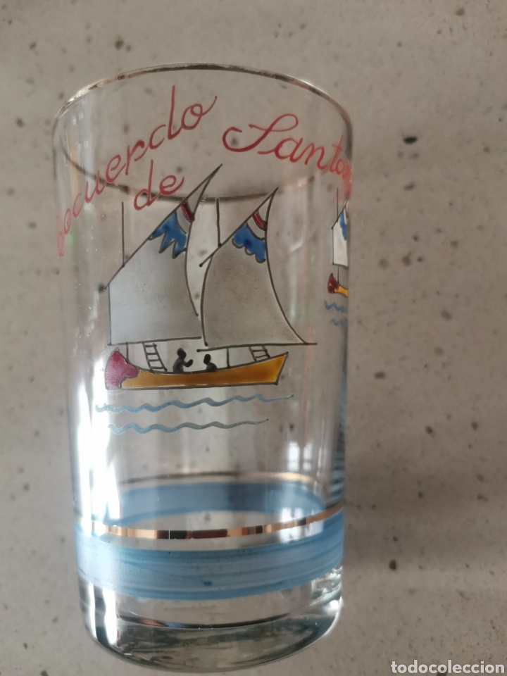 Antig&uuml;edades: Vaso recuerdo de Santander - Foto 1