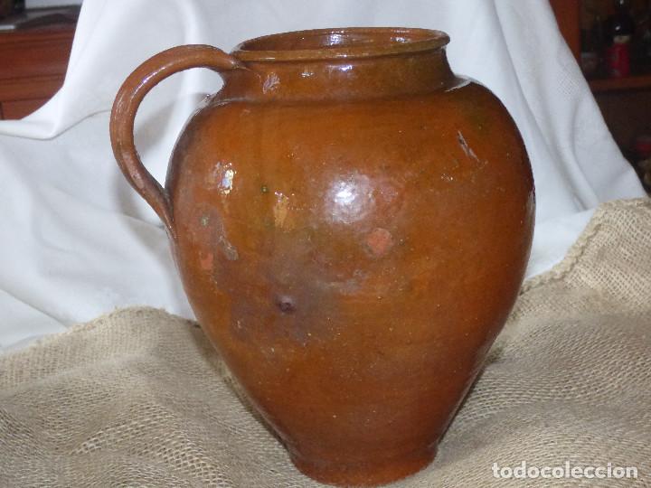 Antig&uuml;edades: Jarra de barro,catal&aacute;n. - Foto 3