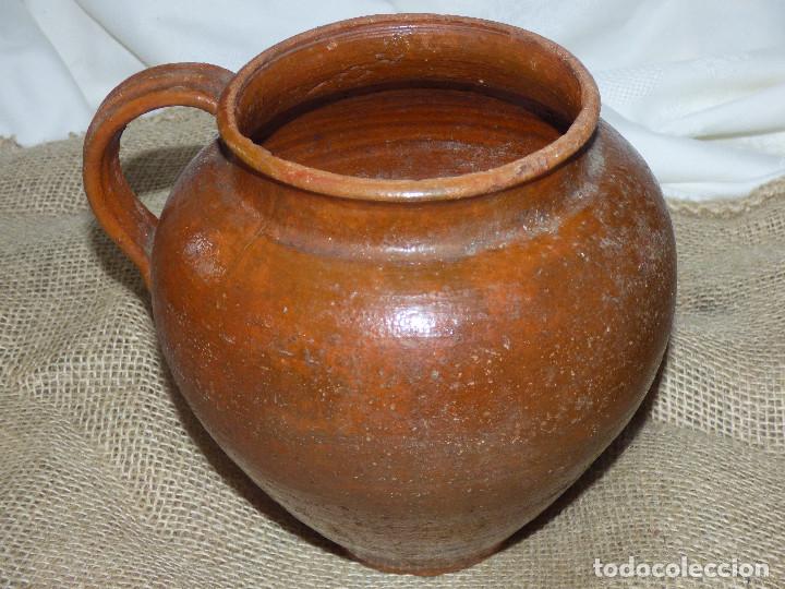 Antig&uuml;edades: Jarra de barro,catal&aacute;n. - Foto 3