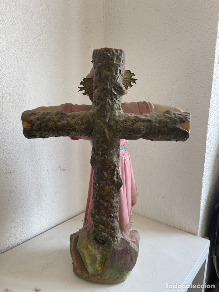 Antig&uuml;edades: Ni&ntilde;o Jes&uacute;s 43cms x 27cms - Foto 3