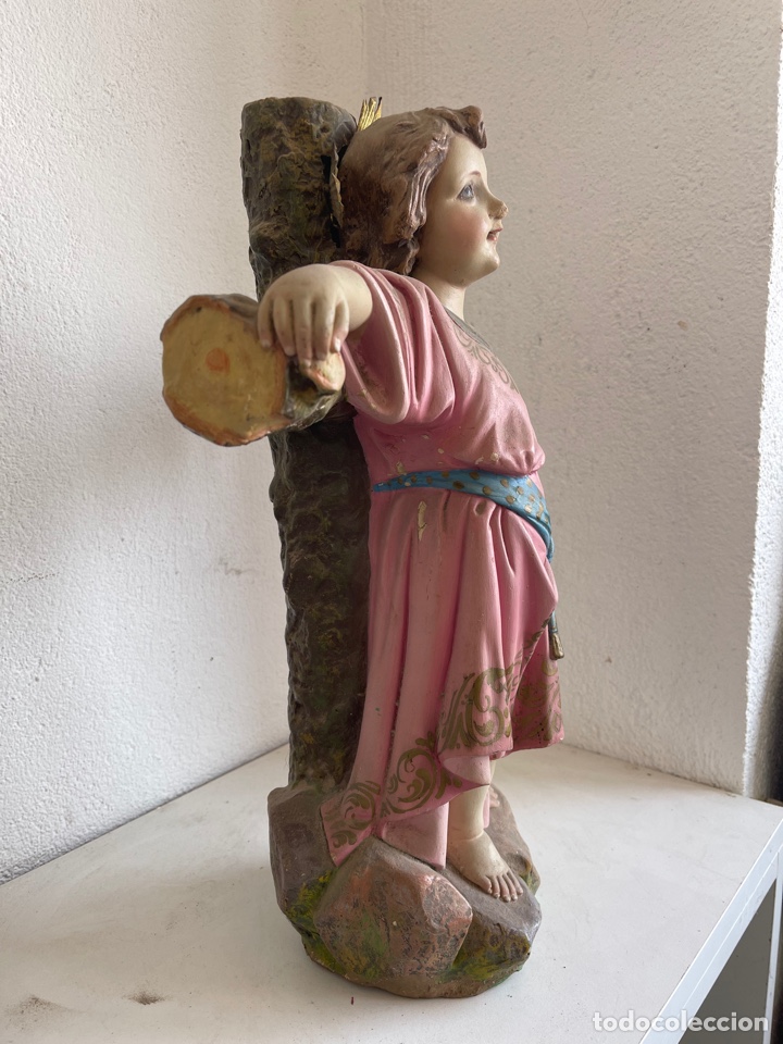 Antig&uuml;edades: Ni&ntilde;o Jes&uacute;s 43cms x 27cms - Foto 4