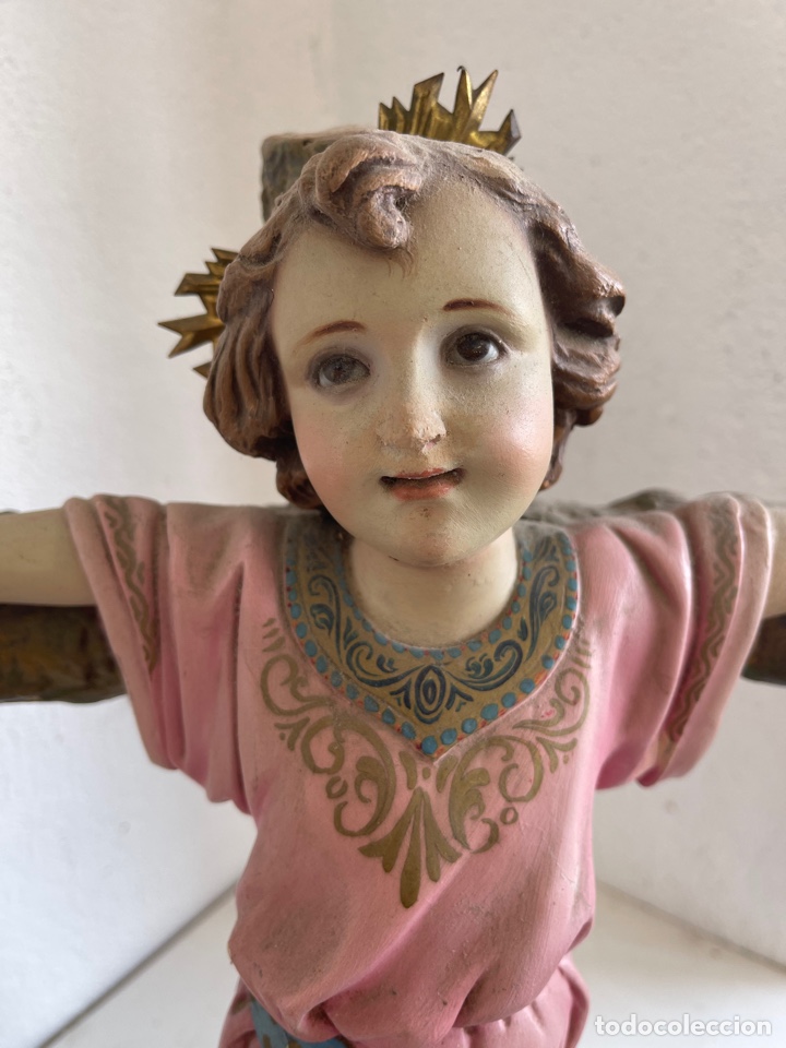 Antig&uuml;edades: Ni&ntilde;o Jes&uacute;s 43cms x 27cms - Foto 5