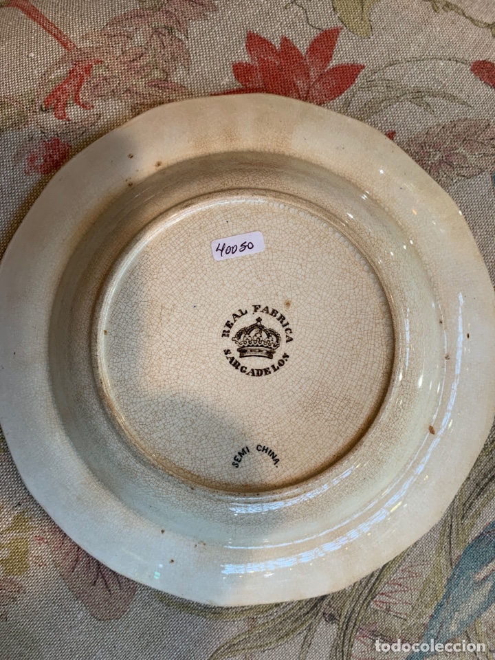 Antig&uuml;edades: Plato de sargadelos Loza iluminada - Foto 3