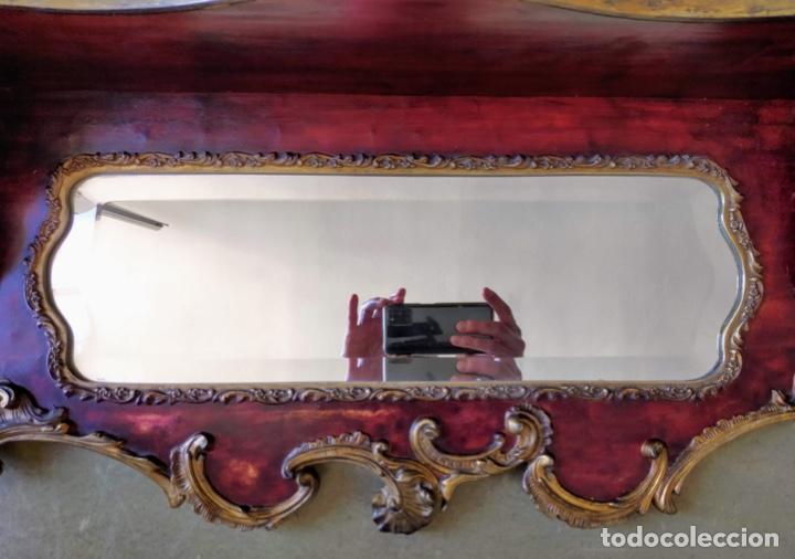 Antig&uuml;edades: Espejo aplique estanter&iacute;a - Foto 2