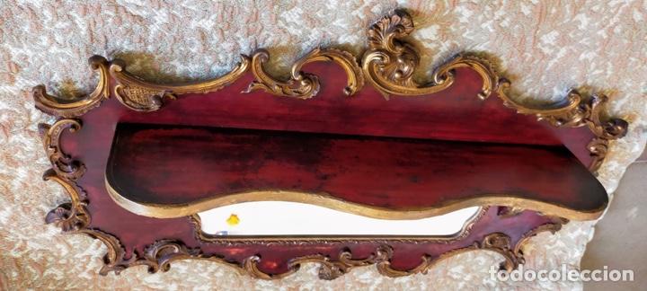 Antig&uuml;edades: Espejo aplique estanter&iacute;a - Foto 12