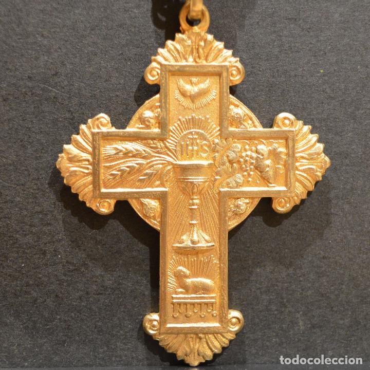 Antig&uuml;edades: EXCELENTE CORDON CON CRUZ JESUITA DE COMUNION - Foto 3